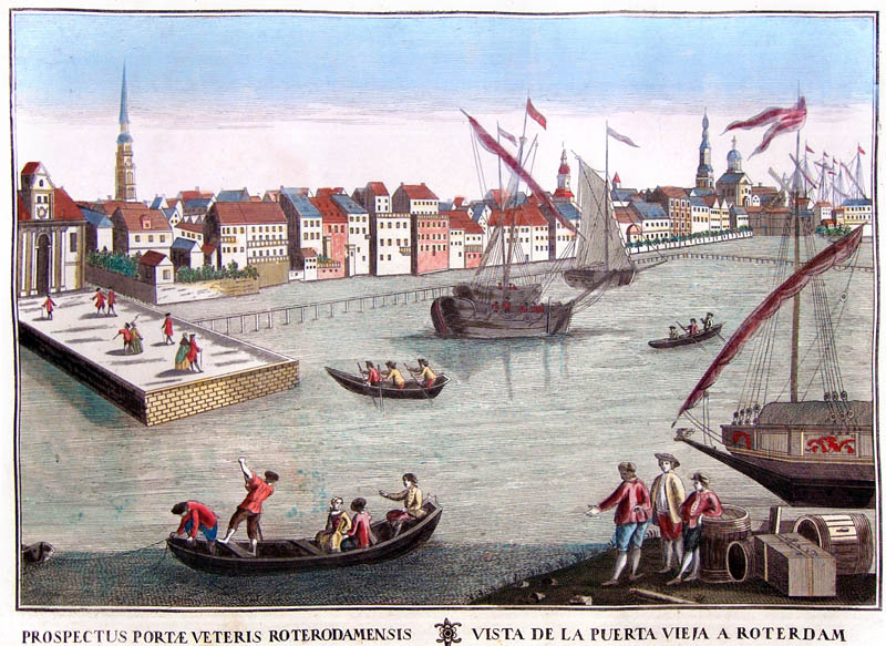 Rotterdam Haven 1780 Remondini